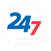 247 emergency service white